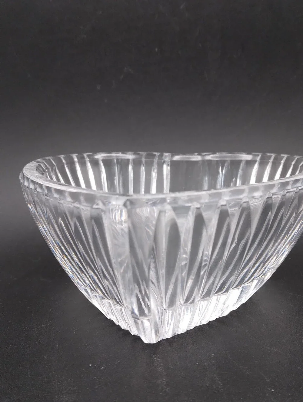 Vintage Waterford Crystal Heart Trinket Dish/Bowl/Dish